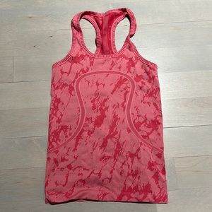 Lululemon pink swiftly tech racerback tank